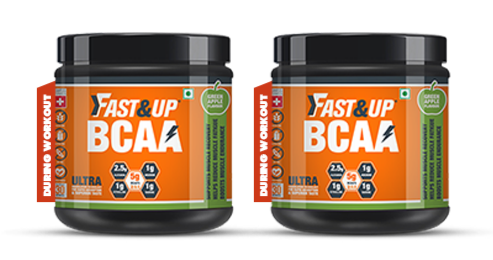 Fast&Up BCAA | Combo of 2 Jars (Green Apple Flavour) - Cyclop.in