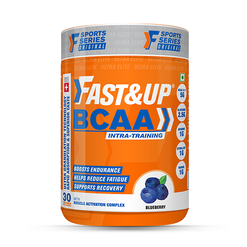 Fast&Up BCAA - Jar of 30 servings - Blueberry flavour - Cyclop.in