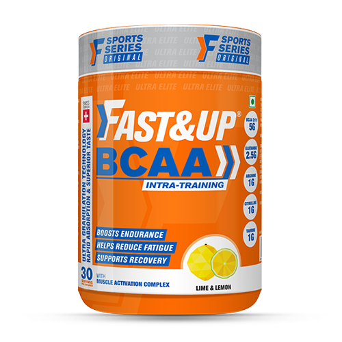 Fast&Up BCAA - Jar of 30 servings - Lime & Lemon Flavour - Cyclop.in