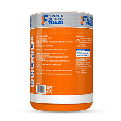 Fast&Up BCAA - Jar of 30 servings - Orange Flavour - Cyclop.in