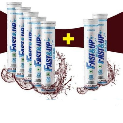 Fast&Up Reload - Bundle of 7 Tubes (Cola Flavour) - Cyclop.in