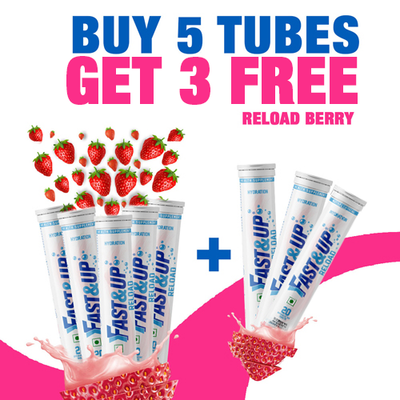 Fast&Up Reload - Bundle of 8 Tubes - Berry Flavour - Cyclop.in