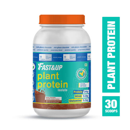 Fast&Up Terra - Plant Protein - 30 Servings - Ghana Chocolate - Cyclop.in