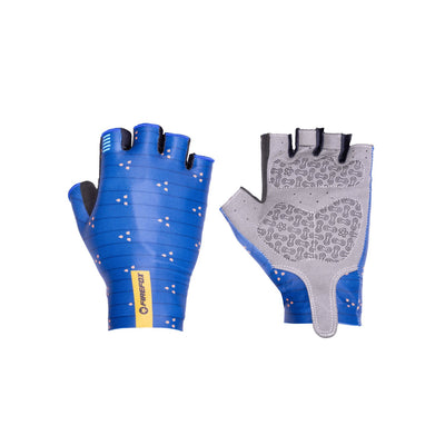 Firefox Bicycle Half Finger Pull On Gloves - Blue - Cyclop.in