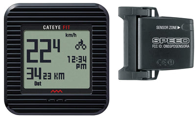 CatEye Fit Cyclocomputer & Pedometer (CC-PD-100W) - Cyclop.in