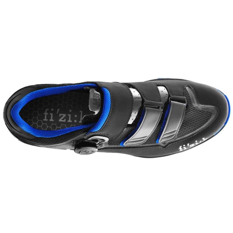 Fizik M6B Uomo Boa MTB Shoes - Black/Blue - Cyclop.in