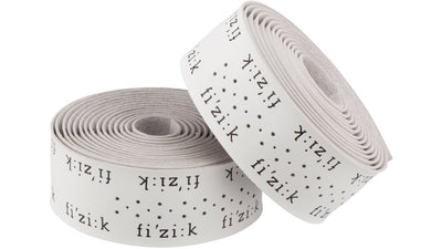 Fizik Microtex Superlight Handlebar Tape White with Logo - Cyclop.in