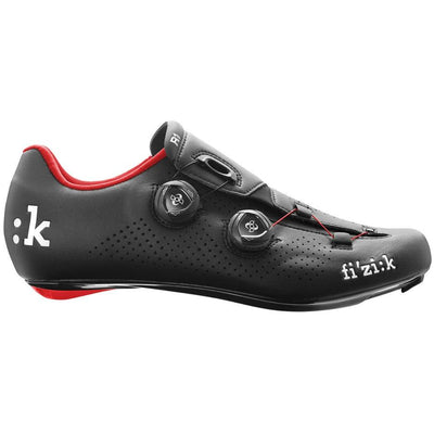 Fizik R1B Uomo Boa Road Shoe - Black/Red - Cyclop.in