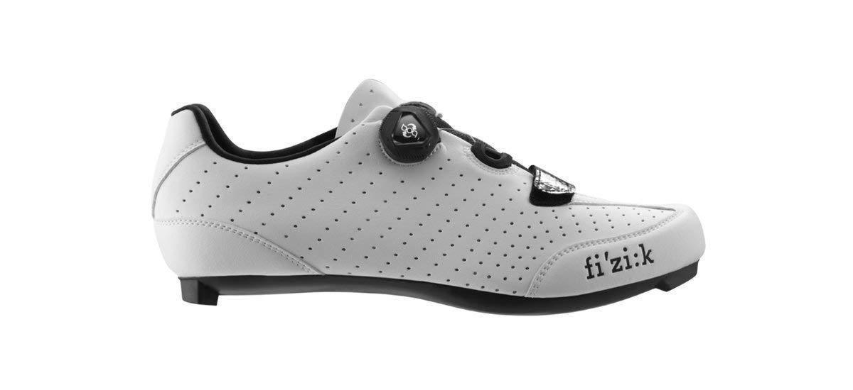 Fizik R3 Uomo BOA Road Cycling Shoes - White/Black - Cyclop.in