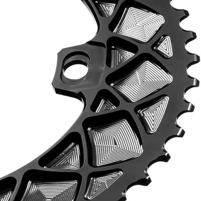 Absolute Oval Road CR 2X 110/4&5 FSA Absolutes-Black - Cyclop.in