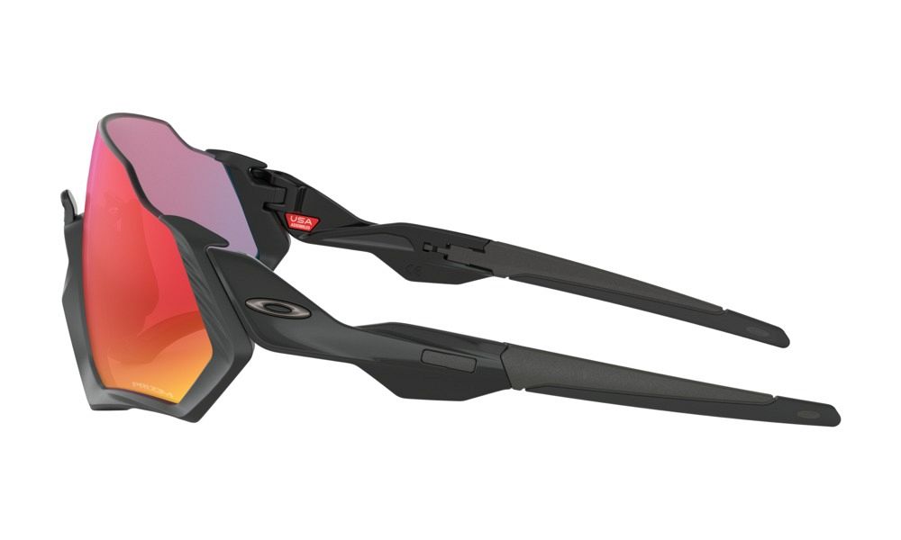 ウエア Oakley - OAKLEY FLIGHT JACKET PRIZM ROAD Oakley Flight Jacket Polished Black Prizm Road - Ceny i