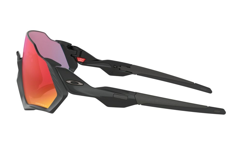 Oakley Flight Jacket Polished Black - Prizm Road Lens - Cyclop.in