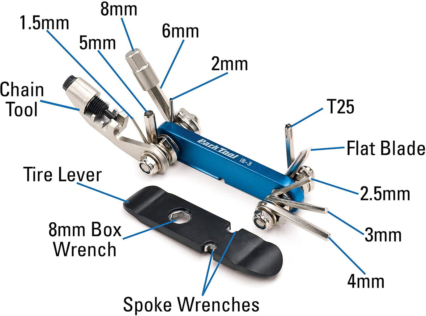 Park Tool I-Beam Mini Fold-up Set With Chain Tool - Cyclop.in