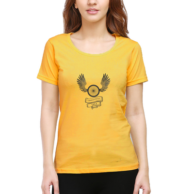 Cyclop Women's  I Fly Cycling T-Shirt - Cyclop.in