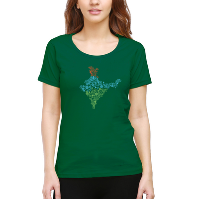 Cyclop Women's  India Cycling T-Shirt - Cyclop.in