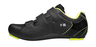 FLR F-35-III High Performance Shoes - Black/N.Yellow - Cyclop.in