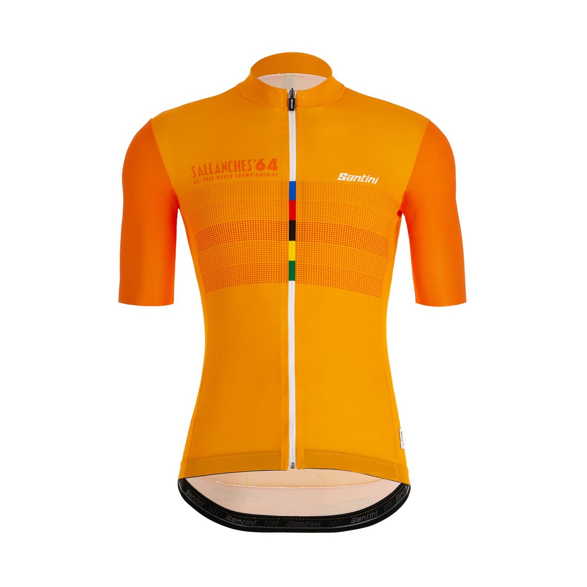 Santini UCI GRANDI CAMPIONI Sallanches 1964 Cycling Jersey - Orange - Cyclop.in