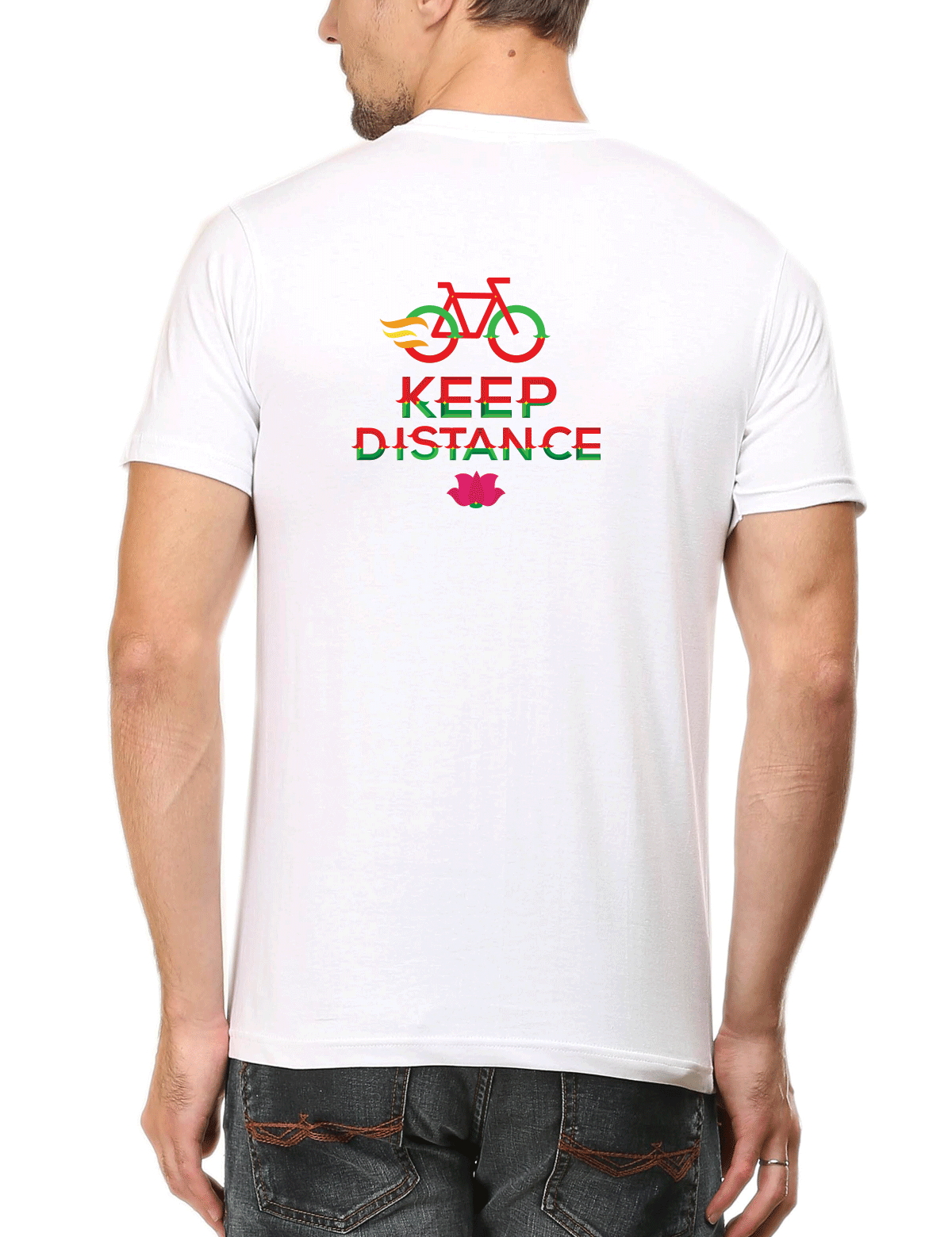 Cyclop Keep Distance Cycling T-Shirt - Cyclop.in