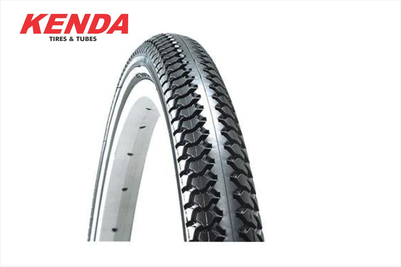 Kenda K184 Black & White Tire - Cyclop.in