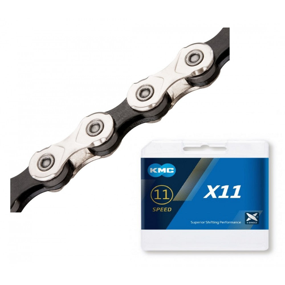 KMC X11 Chain - Silver/Black - Cyclop.in