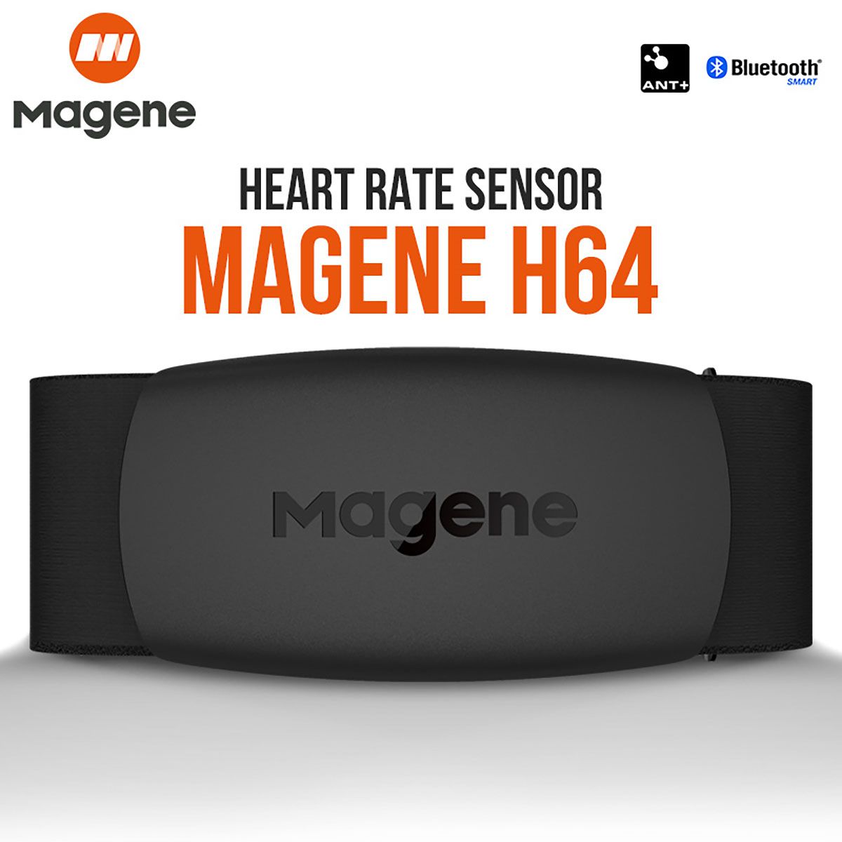 Magene H64 Dual Protocol Heart Rate Sensor - Cyclop.in