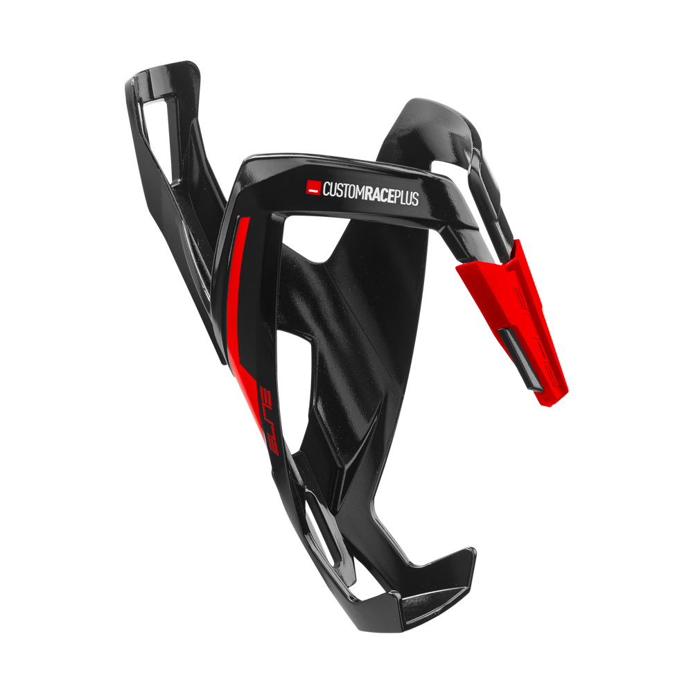 Elite Custom Race Plus Water Bottle Cage Red/Black - Cyclop.in