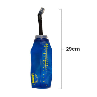 Unived Soft Flask With Straw, Collapsable Hydration Water Bottle, 600ml - Cyclop.in