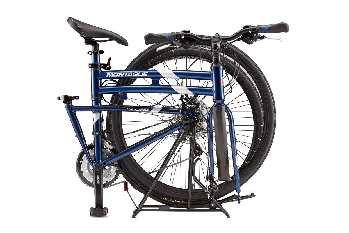 Montague Navigator 700C - Midnight Blue with Silver Accents - Cyclop.in