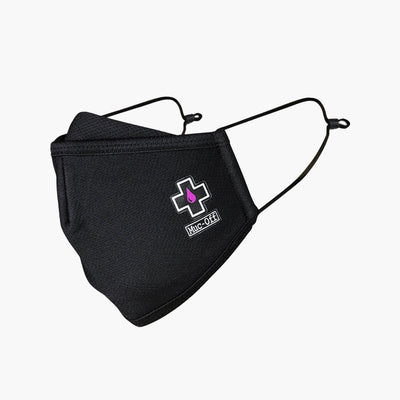 Muc-Off Reusable Face Mask - Black - Cyclop.in
