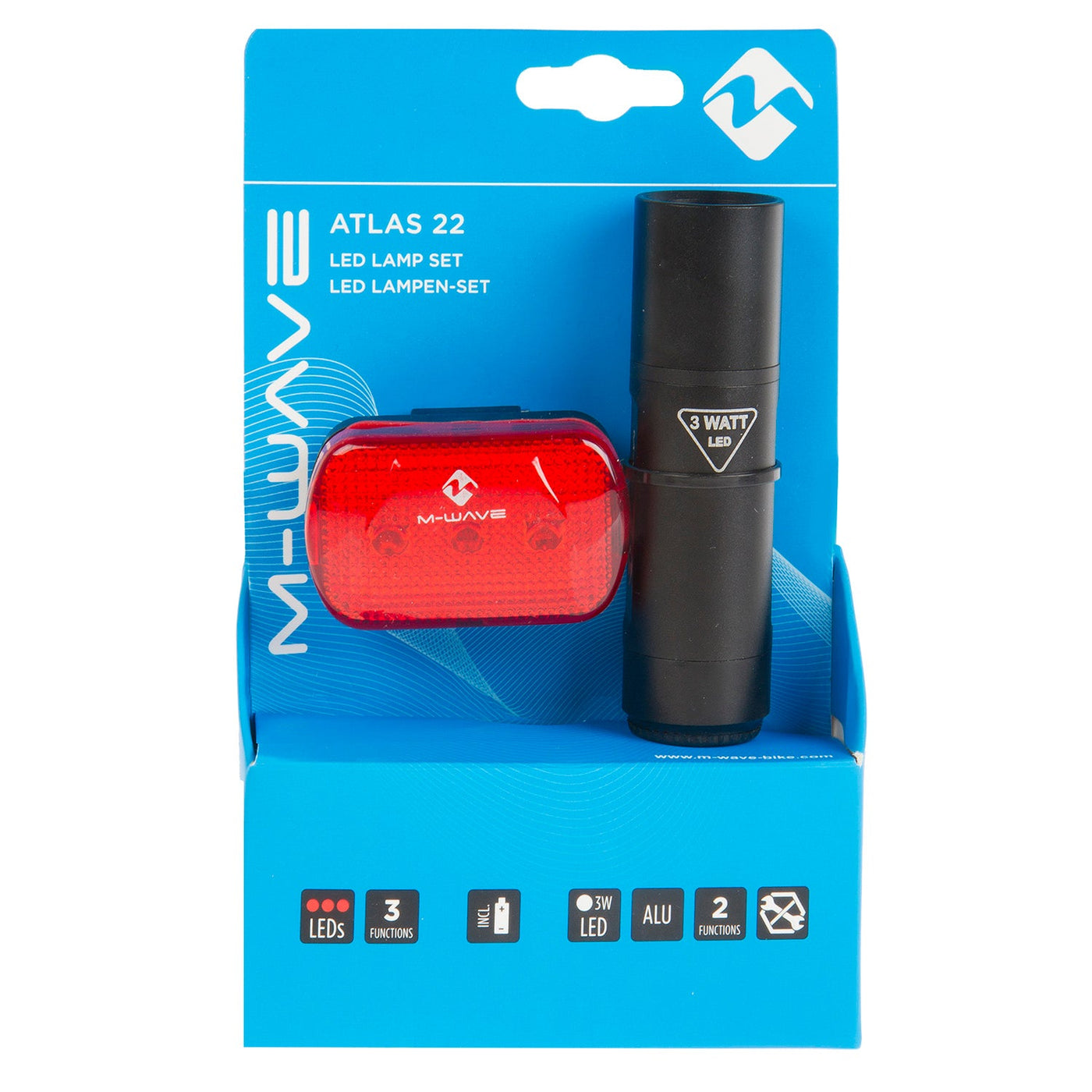 M-Wave Atlas K 22 Battery Flash Light Set - Cyclop.in