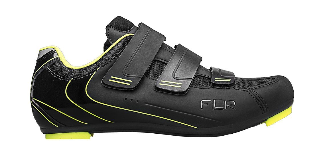 FLR F-35-III High Performance Shoes - Black/N.Yellow - Cyclop.in