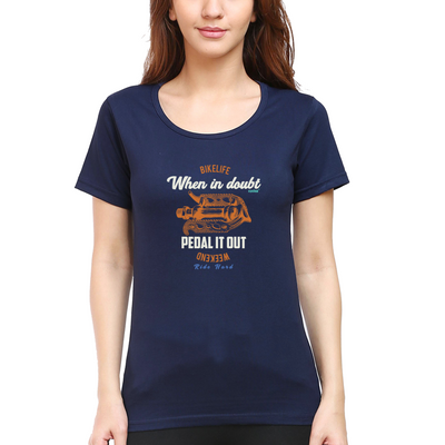 Cyclop Women's  Pedal It Out Cycling T-Shirt - Cyclop.in