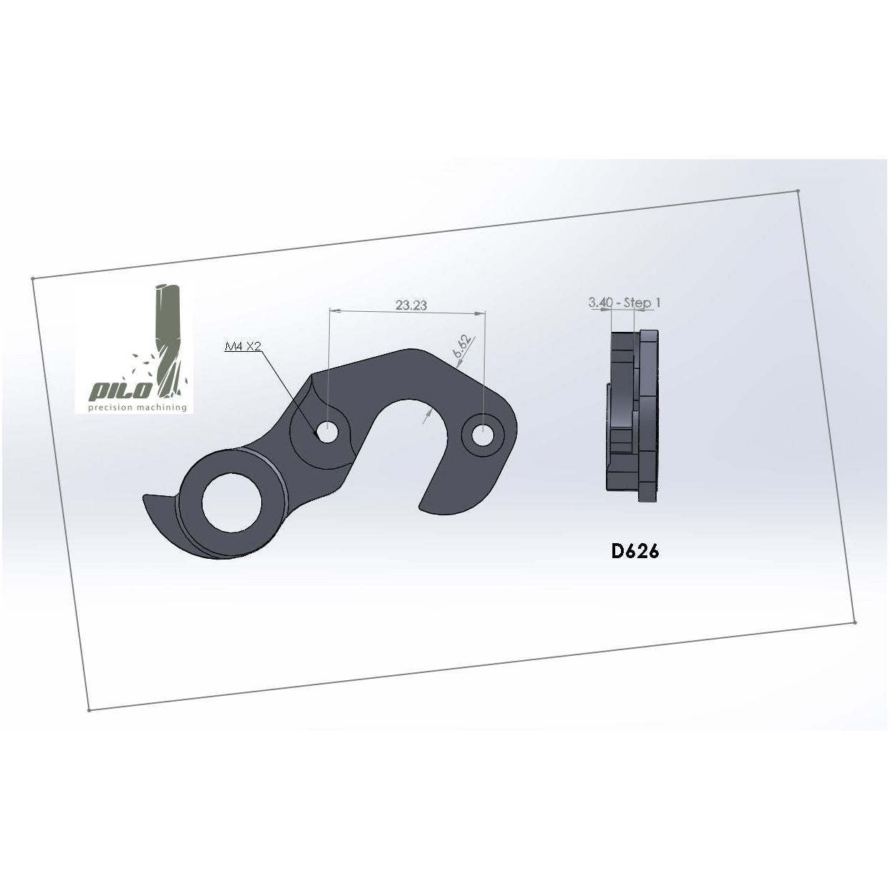 Pilo D626 Derailleur Hanger - Cyclop.in