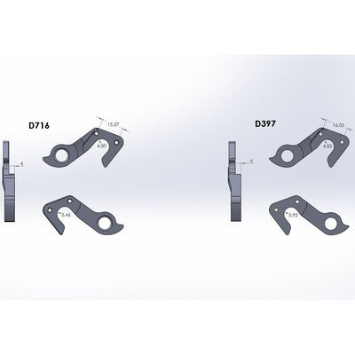 Pilo D716 Derailleur Hanger - Cyclop.in