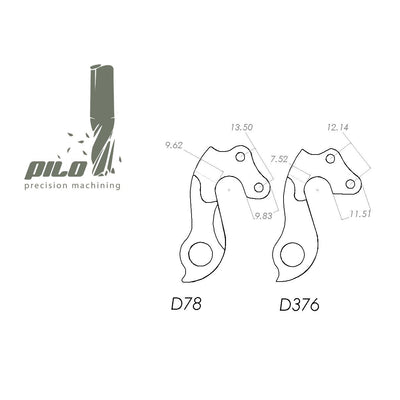 Pilo D78 Derailleur Hanger - Cyclop.in