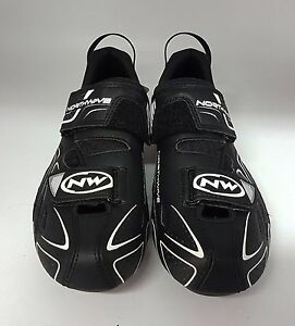 Northwave Tri-Sonic Shoes-White/Black - Cyclop.in