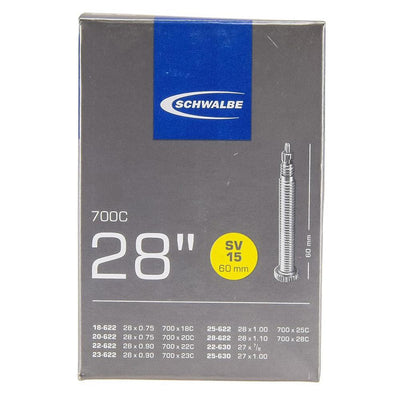 Schwalbe Road Tube Sv15 700 X 18C 28C 60Mm Presta Valve Tube - Cyclop.in