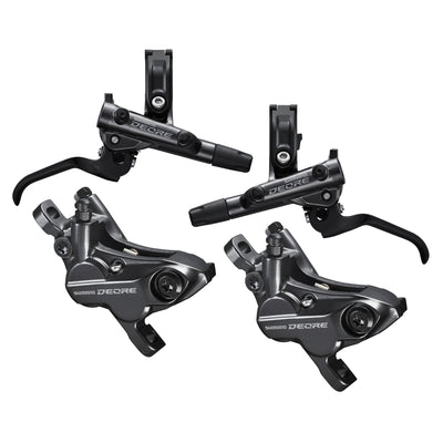 Shimano M6120 Hydraulic Disc Brake Assembled Set - Cyclop.in