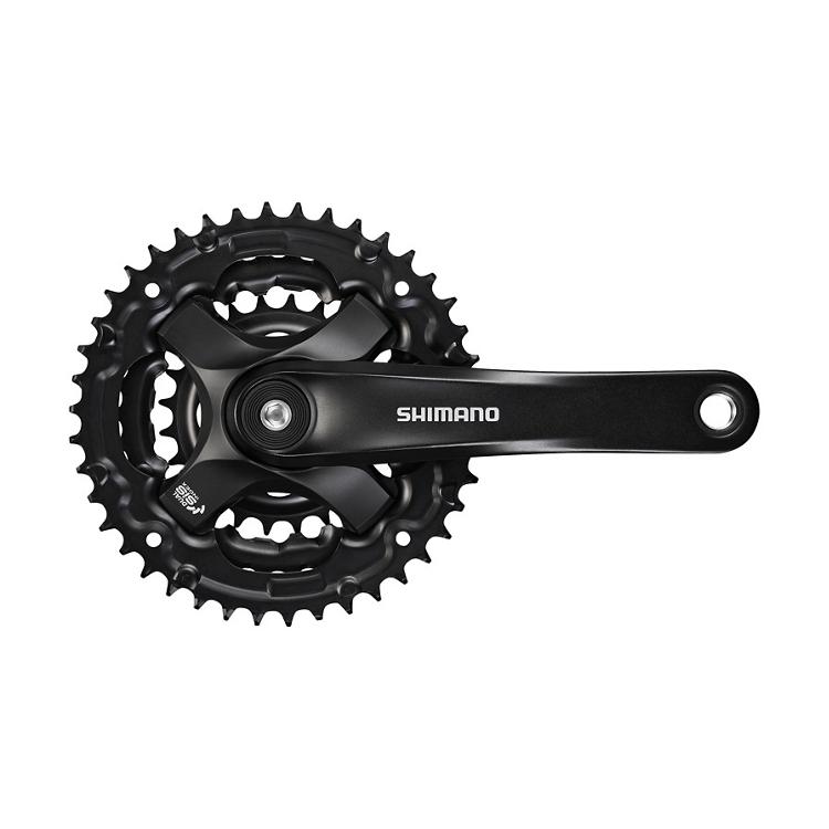 Shimano FC-TY501 Tourney Crankset - 3x6/7/8 Speed - Cyclop.in