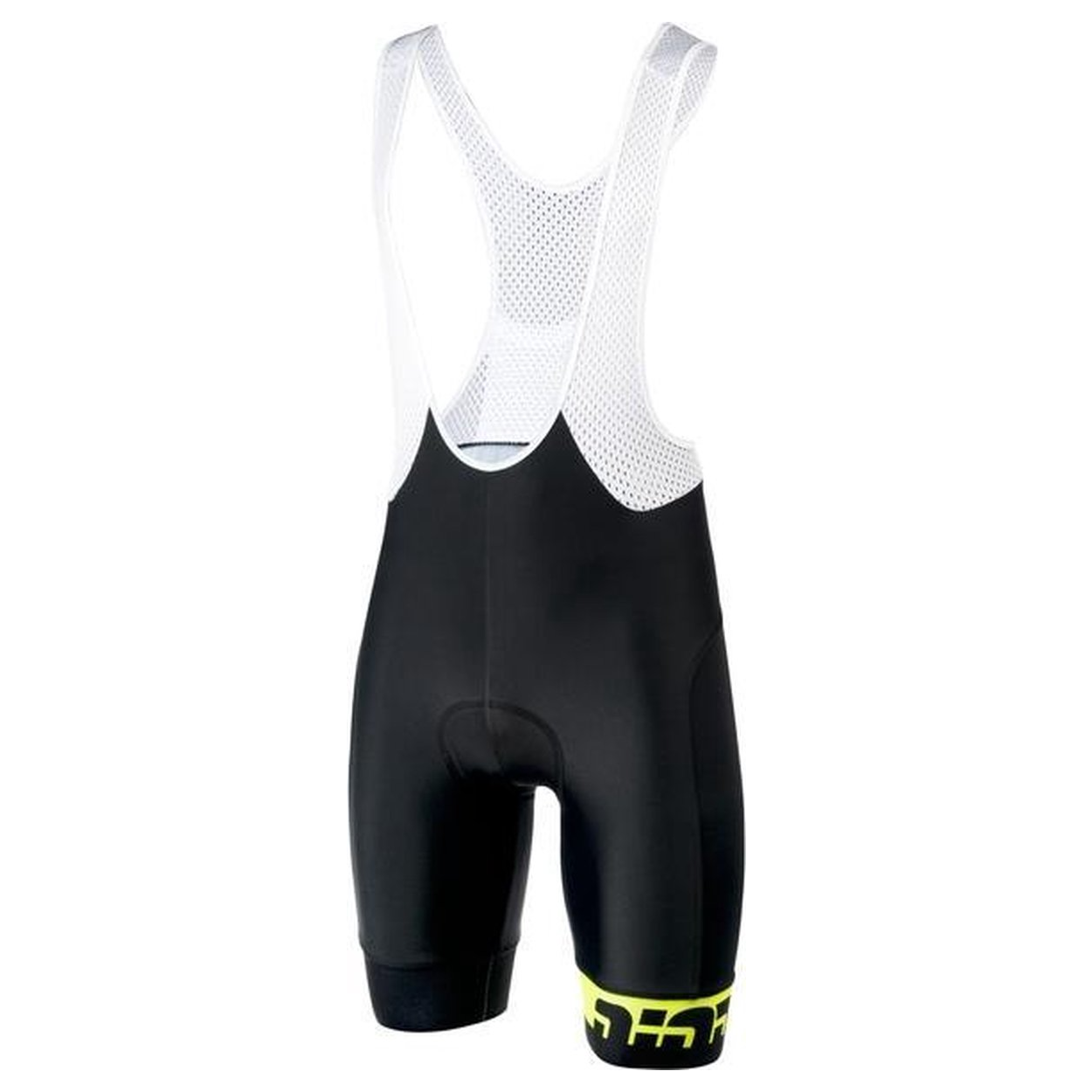 Bioracer Team 2.0 Men's Bibshort - Black/Fluo Yellow - Cyclop.in