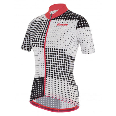 Santini Tono Sfera Womens Jersey (Black) - Cyclop.in
