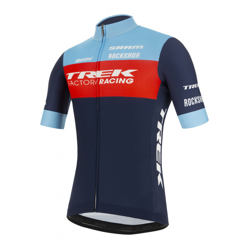 Santini Trek Factory Racing XC Fanline Jersey (Blue) - Cyclop.in