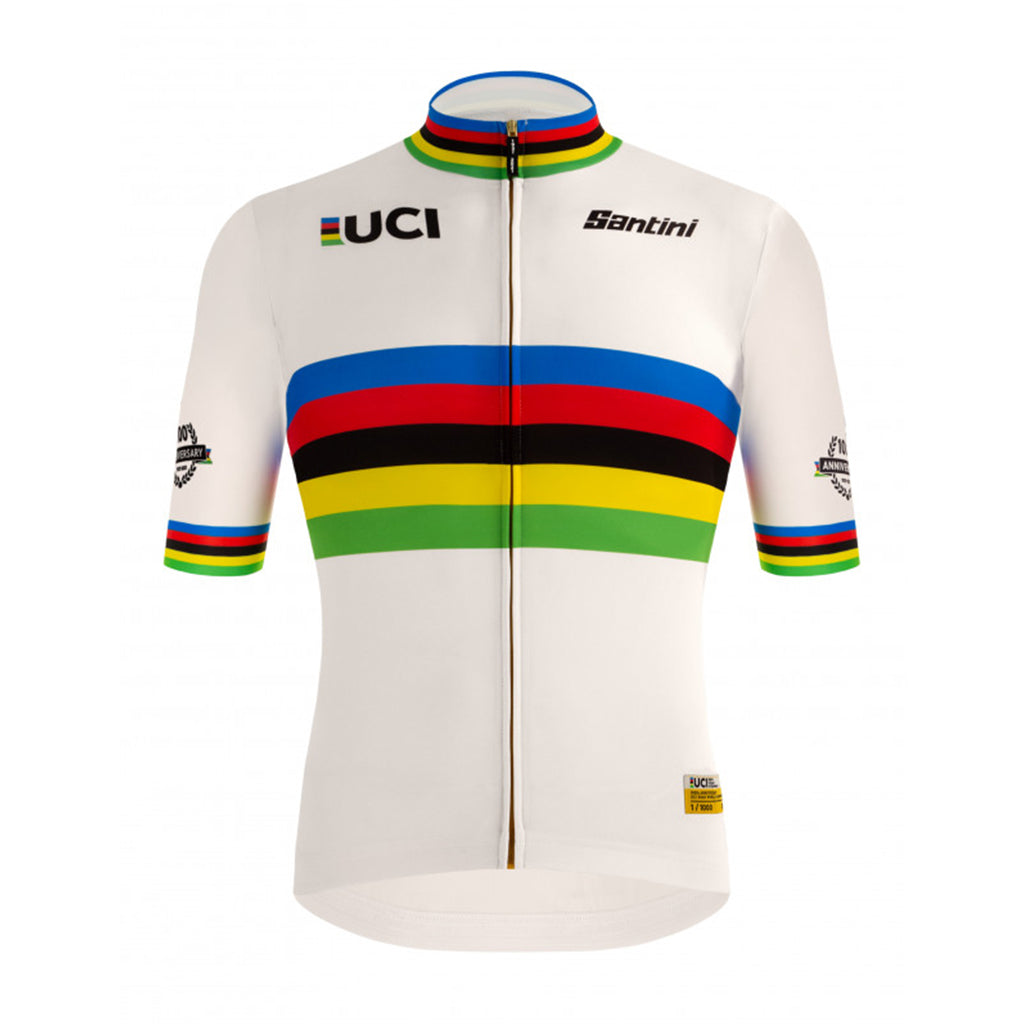 Santini UCI 100 Years Limited Edition Gold Jersey - Cyclop.in