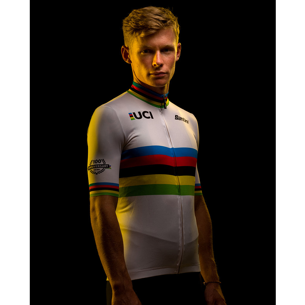 Santini UCI 100 Years Limited Edition Gold Jersey - Cyclop.in