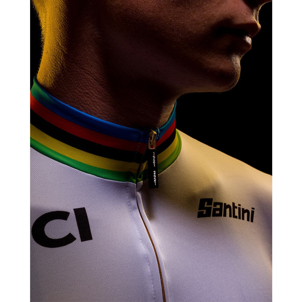 Santini UCI 100 Years Limited Edition Gold Jersey - Cyclop.in