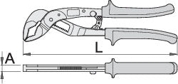 Unior Variable Joint "Hypo" Pliers 240 - Cyclop.in