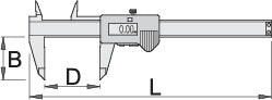 Unior Digital Calliper 0-150 - Cyclop.in