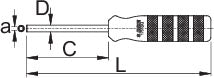 Unior Inverted Square Nipple Driver 3,35X3,35 - Cyclop.in