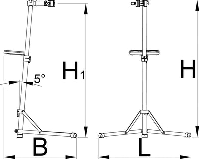 Unior Bikegator Repair Stand, Quick Release - Cyclop.in