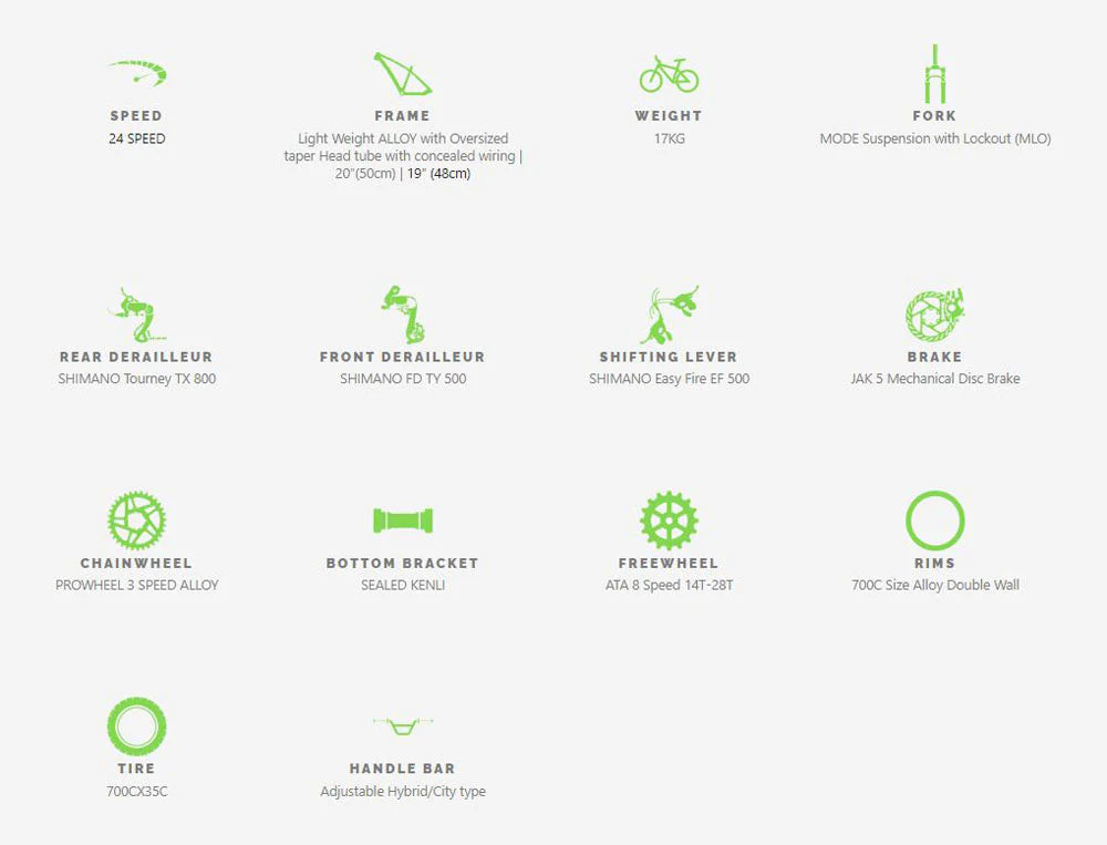 Buy Unirox Road Racer Ultra 700C Hybrid Bike Cyclop.in